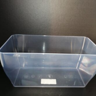 Cassetta rettangolare 27cm trasparente