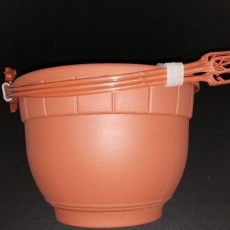 Vaso Basket cm 14 plastica color cotto
