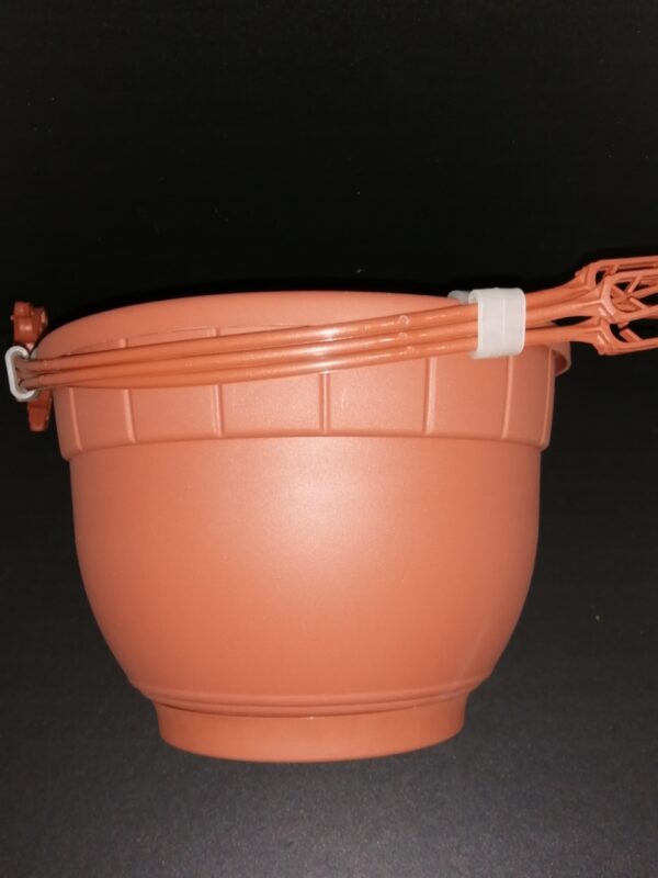 Vaso Basket cm 18 plastica color cotto