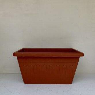 Vaso cassetta cm 20 rosso mattone