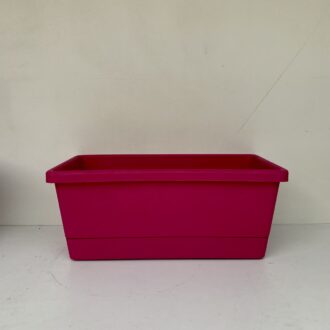Vaso cassetta cm 20 fucsia
