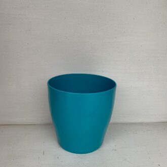 Vaso Tondo 11cm azzurro