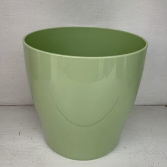 Vaso tondo 13cm verde chiaro